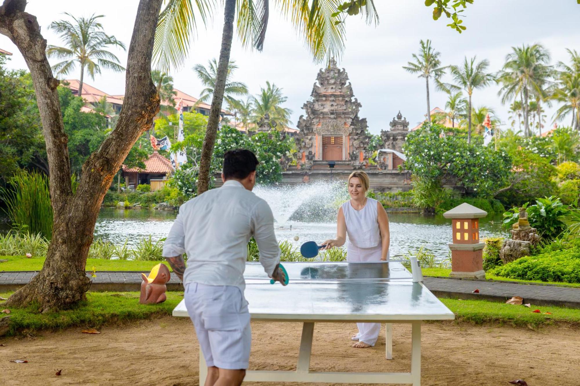 巴厘岛阿优达度假酒店 努沙杜瓦 外观 照片 Table tennis at the resort